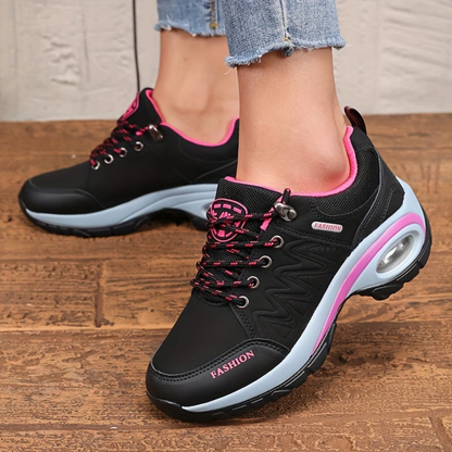 ComfortFit Women's Leather Shoes with Built-in Arch Support