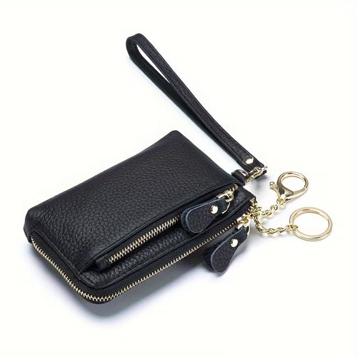LuxeZip™ Multi-Pocket Leather Wristlet Wallet