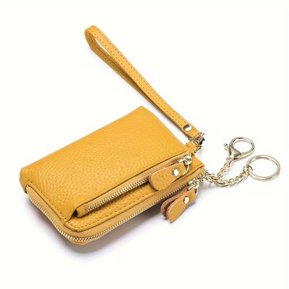 LuxeZip™ Multi-Pocket Leather Wristlet Wallet