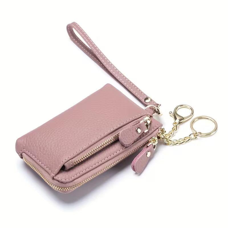 LuxeZip™ Multi-Pocket Leather Wristlet Wallet