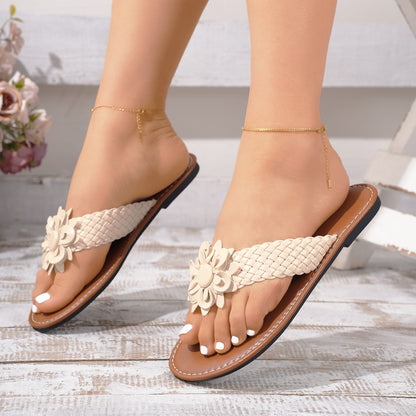 🔥Best Seller-Last Day Sale 60% OFF🔥Floral Flip Flops: Summer Comfort Slides