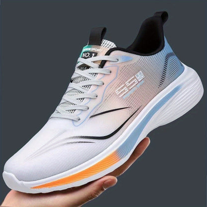Men's Sports Gradient Cloud Pattern Sneakers