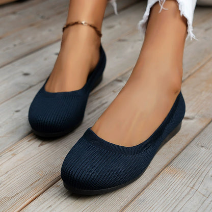 Women's Spring Summer Flat Shoes Round Toe,Comfortable