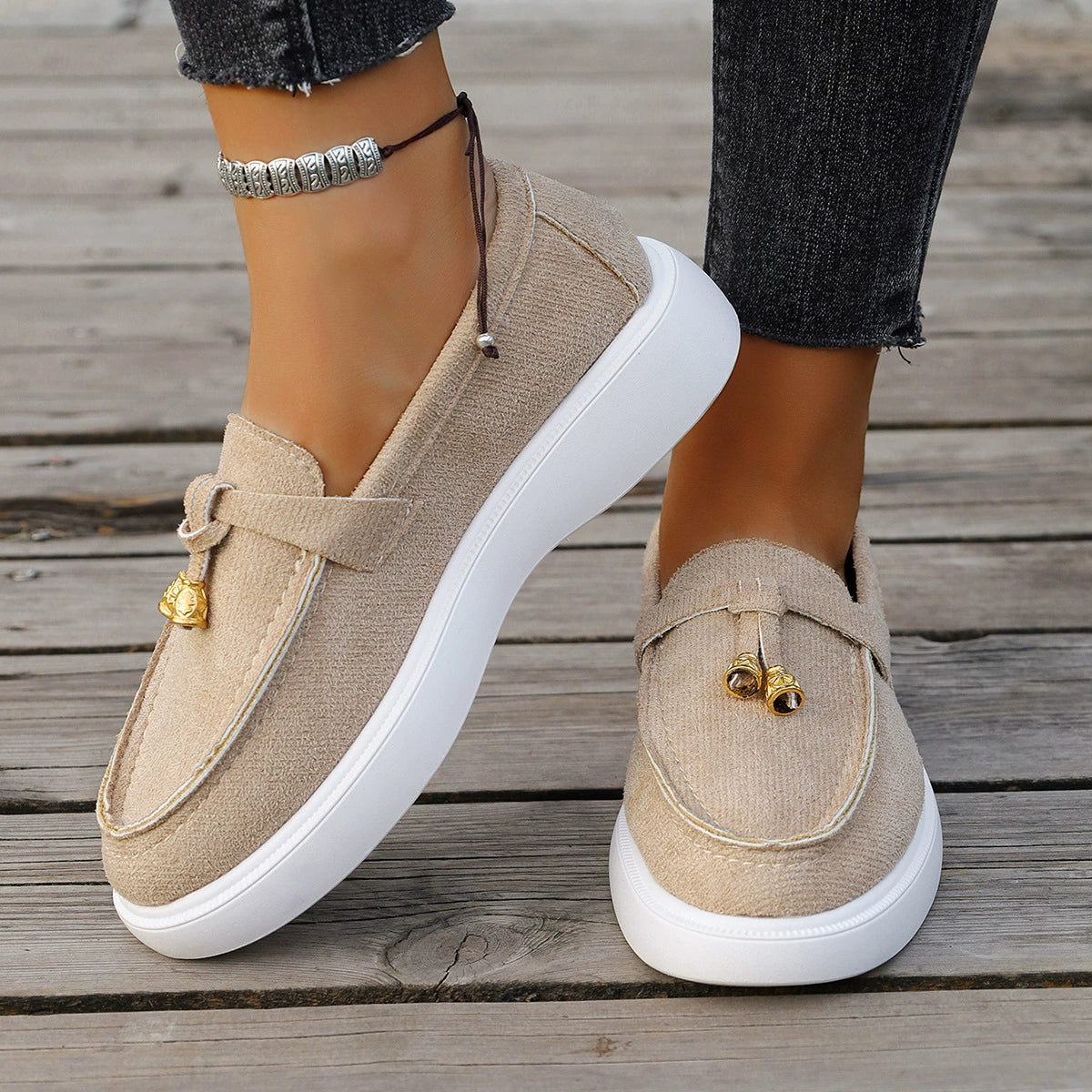 LIMITED TIME🔥 New Women'S Thick-Soled Loafers, Comfortable