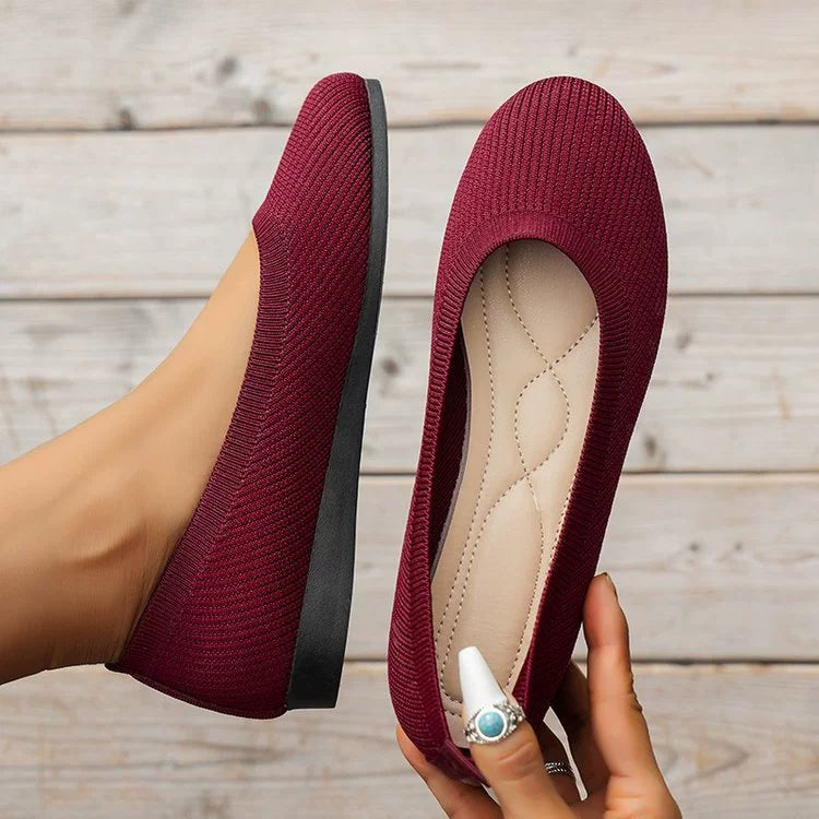 Women's Spring Summer Flat Shoes Round Toe,Comfortable