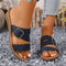 🔥Best Seller-Last Day Sale 60% OFF🔥New Look Cross Strap Flat Sandal With Buckle