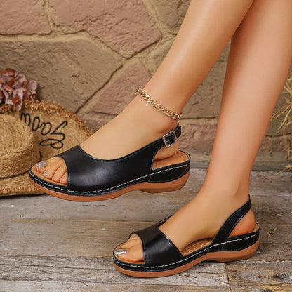 🔥Best Seller-Last Day Sale 60% OFF🔥Women Leather Comfortable Sandals