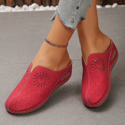 🔥Last Day Sale 60%🔥Comfortable Closed-toe Breathable Wedge Sandals