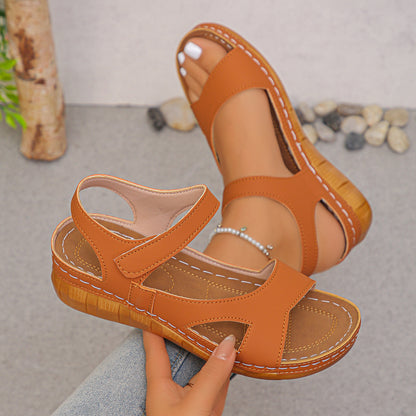 🔥Best Seller-Last Day Sale 60% OFF🔥Vintage Print Wedge Sandals for Women
