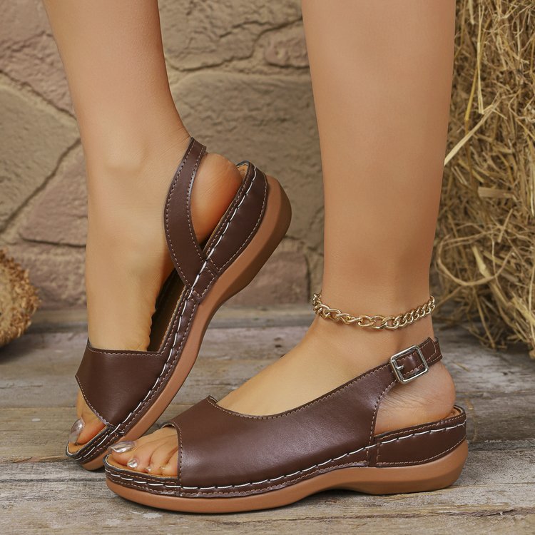 🔥Best Seller-Last Day Sale 60% OFF🔥Women Leather Comfortable Sandals