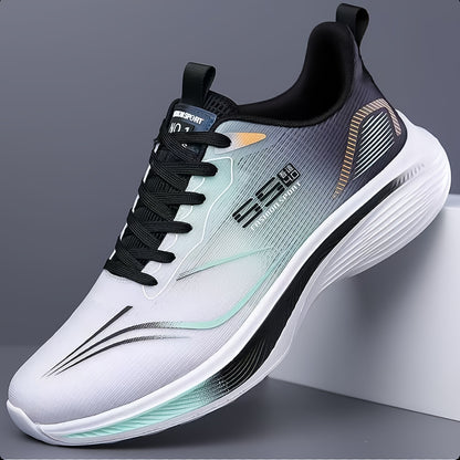 Men's Sports Gradient Cloud Pattern Sneakers