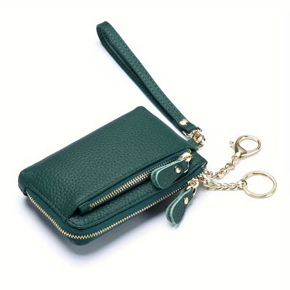 LuxeZip™ Multi-Pocket Leather Wristlet Wallet