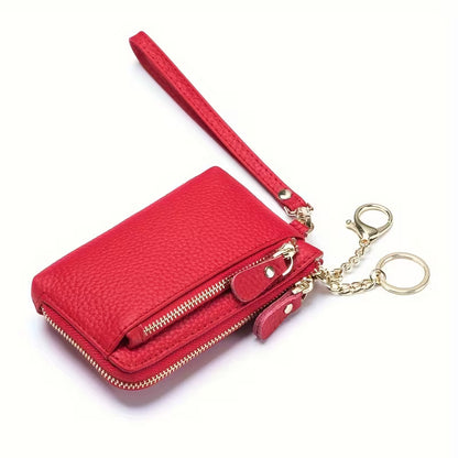 LuxeZip™ Multi-Pocket Leather Wristlet Wallet